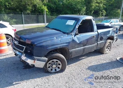 2007 Chevrolet Silverado 1500 Classic Work Truck from USA, damaged, VIN 3GCEK14X07G209595